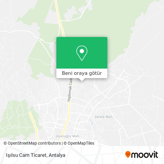 Işılsu Cam Ticaret harita