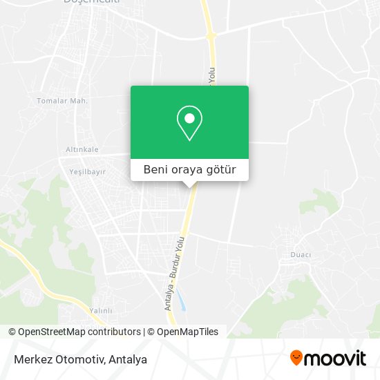 Merkez Otomotiv harita