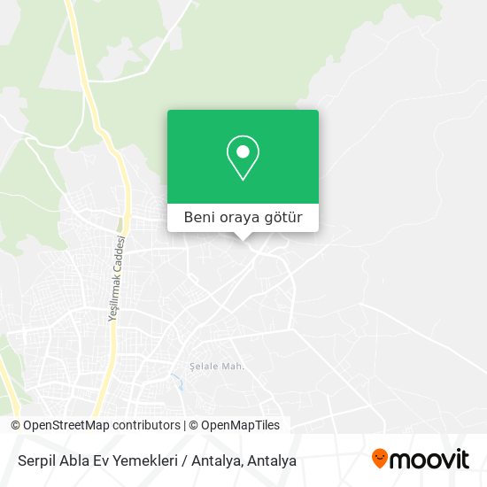 Serpil Abla Ev Yemekleri / Antalya harita