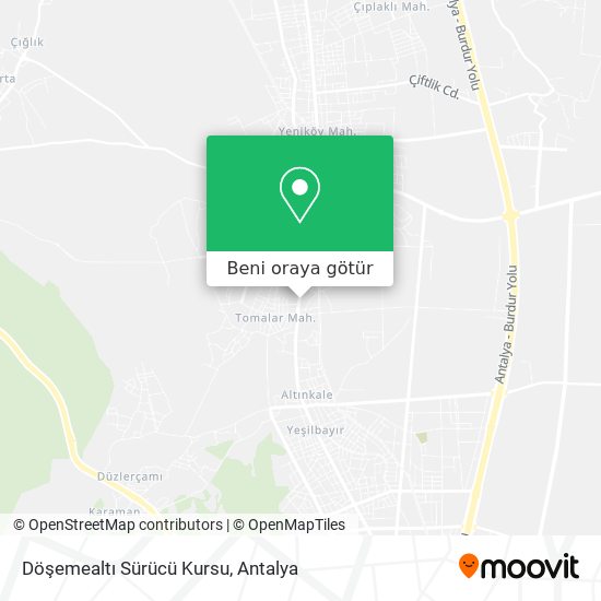 Döşemealtı Sürücü Kursu harita