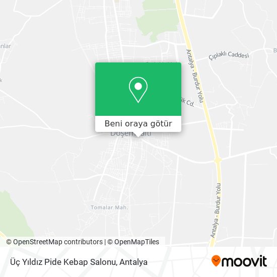 Üç Yıldız Pide Kebap Salonu harita