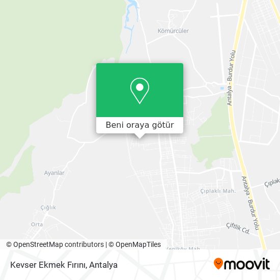 Kevser Ekmek Fırını harita