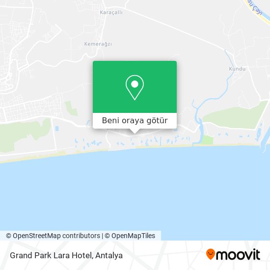 Grand Park Lara Hotel harita