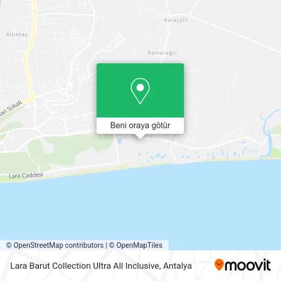 Lara Barut Collection Ultra All Inclusive harita