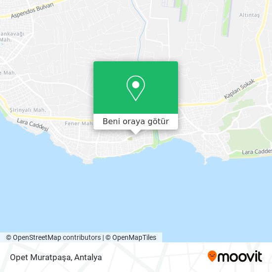 Opet Muratpaşa harita