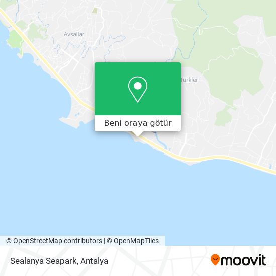 Sealanya Seapark harita