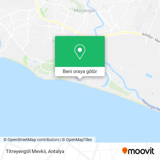 Titreyengöl Mevkii harita