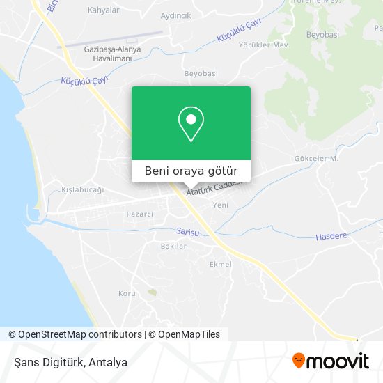Şans Digitürk harita