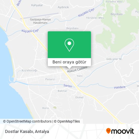 Dostlar Kasabı harita
