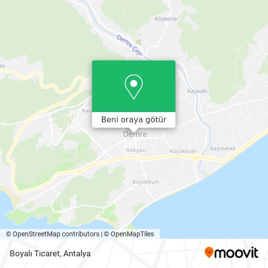 Boyalı Tıcaret harita