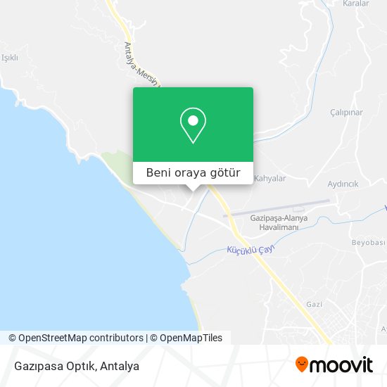 Gazıpasa Optık harita