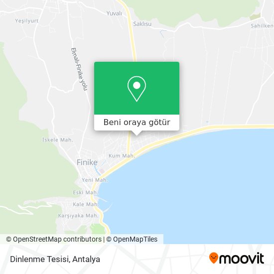 Dinlenme Tesisi harita