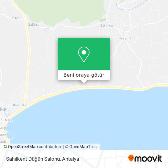 Sahilkent Düğün Salonu harita
