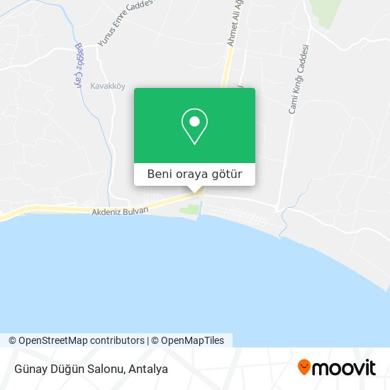 Günay Düğün Salonu harita