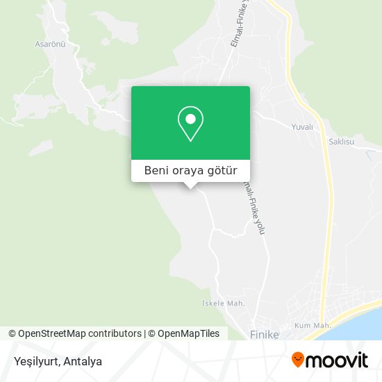Yeşilyurt harita