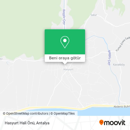 Hasyurt Hali Önü harita