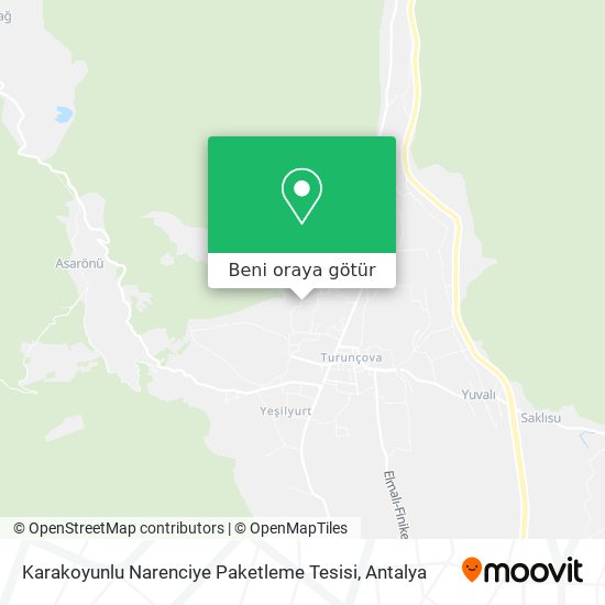 Karakoyunlu Narenciye Paketleme Tesisi harita