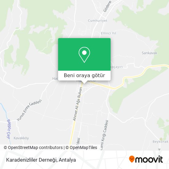 Karadenizliler Derneği harita