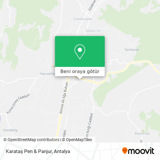 Karataş Pen & Panjur harita