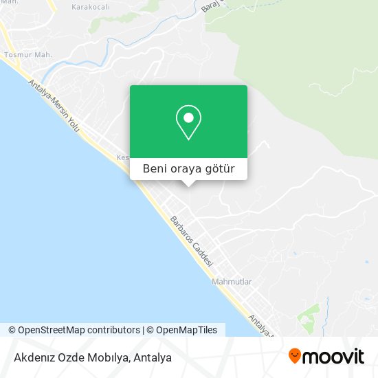 Akdenız Ozde Mobılya harita