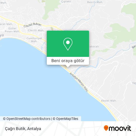 Çağrı Butik harita