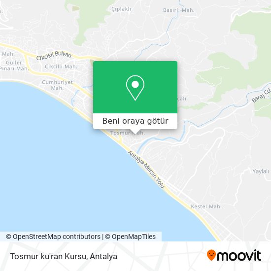 Tosmur ku'ran Kursu harita