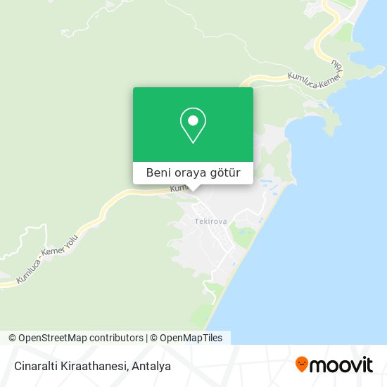 Cinaralti Kiraathanesi harita