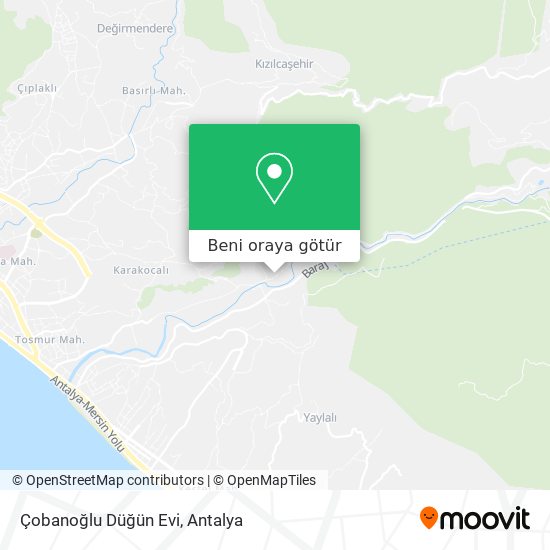 Çobanoğlu Düğün Evi harita