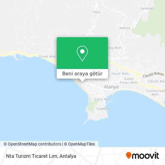 Nta Turızm Tıcaret Lım harita
