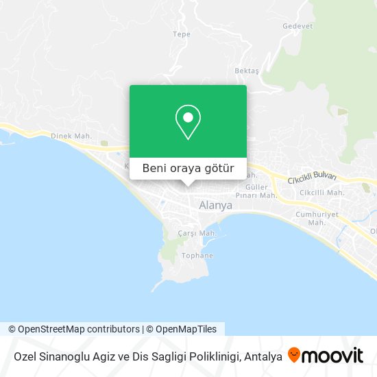 Ozel Sinanoglu Agiz ve Dis Sagligi Poliklinigi harita
