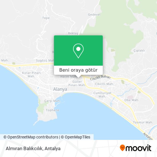 Almıran Balıkcılık harita
