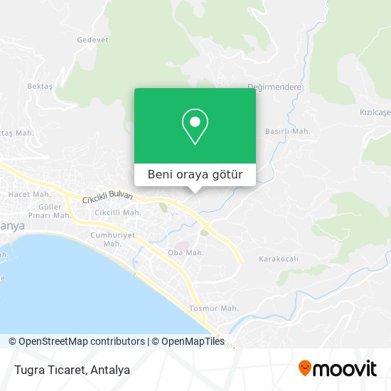 Tugra Tıcaret harita
