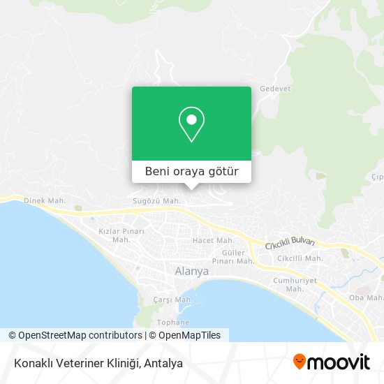 Konaklı Veteriner Kliniği harita