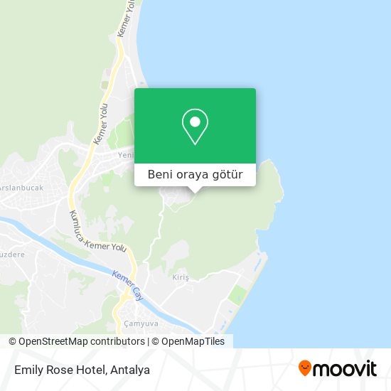 Emily Rose Hotel harita