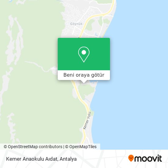 Kemer Anaokulu Aıdat harita