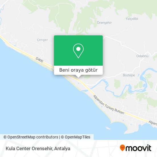 Kula Center Orensehir harita