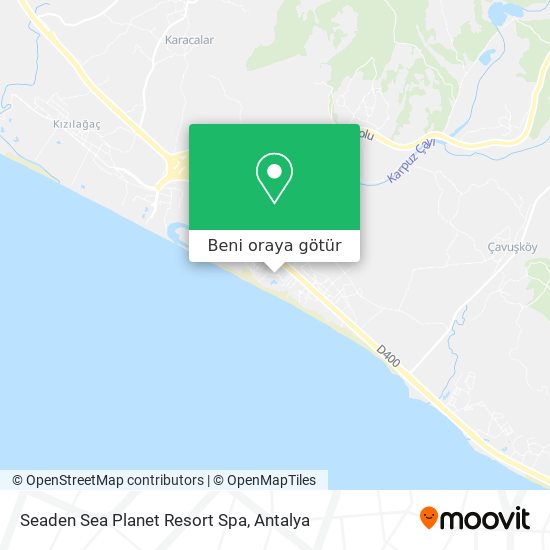 Seaden Sea Planet Resort Spa harita