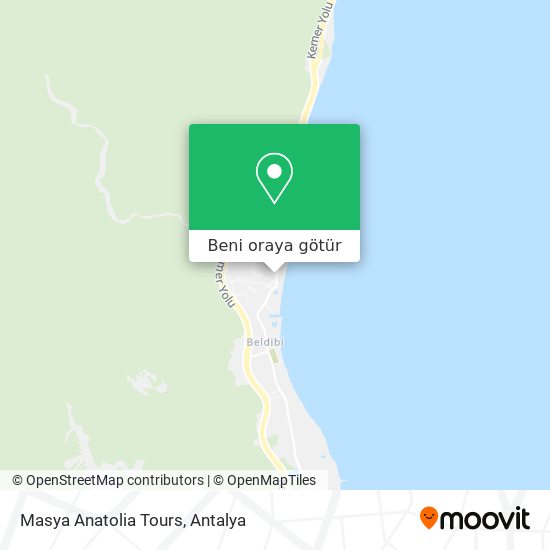 Masya Anatolia Tours harita