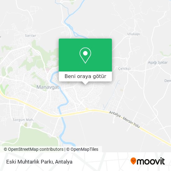 Eski Muhtarlık Parkı harita