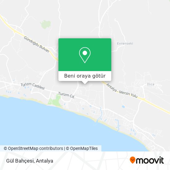 Gül Bahçesi harita