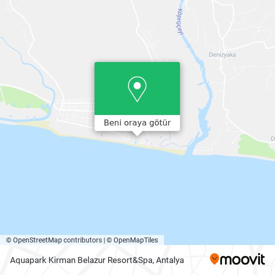 Aquapark Kirman Belazur Resort&Spa harita