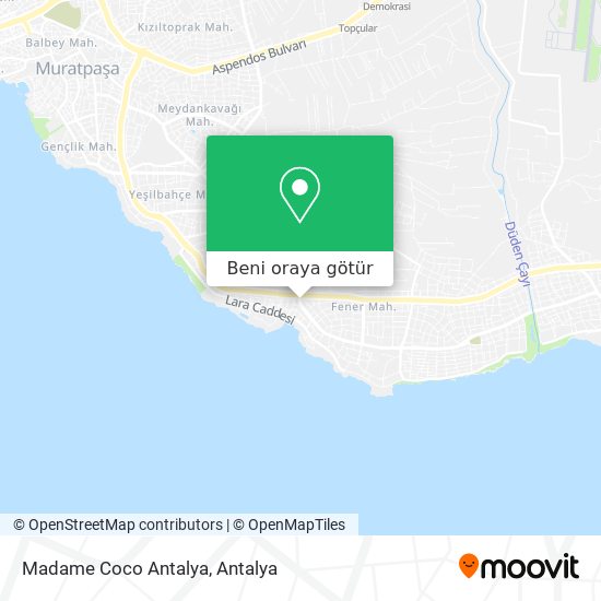 Madame Coco Antalya harita