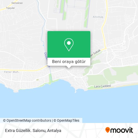 Extra Güzellik. Salonu harita