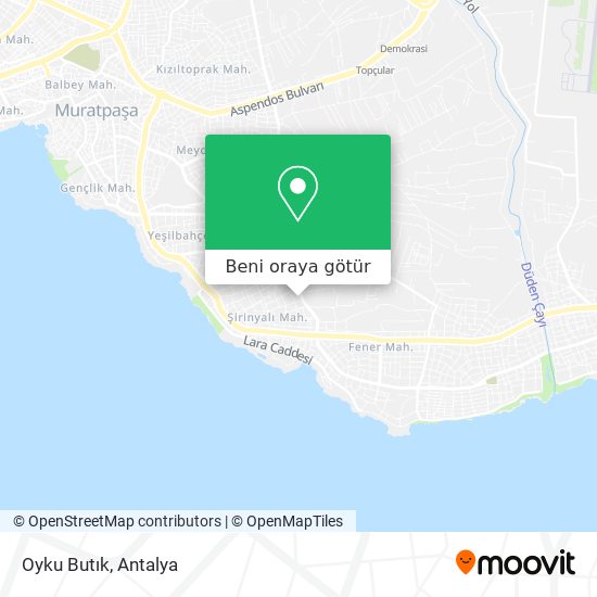 Oyku Butık harita