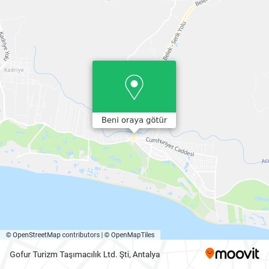 Gofur Turizm Taşımacılık Ltd. Şti harita