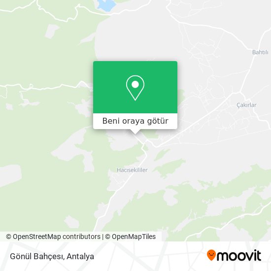 Gönül Bahçesı harita