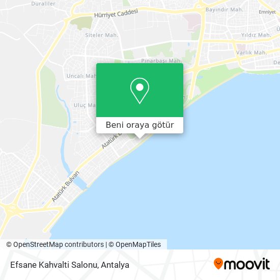 Efsane Kahvalti Salonu harita