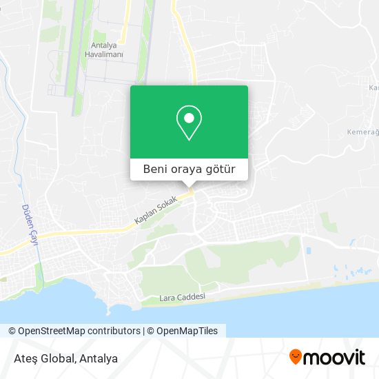 Ateş Global harita