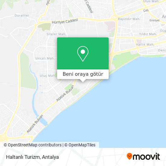 Haltanlı Turizm harita