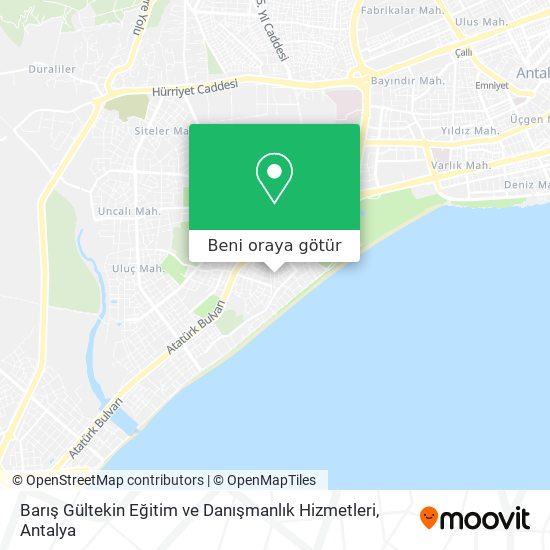 Barış Gültekin Eğitim ve Danışmanlık Hizmetleri harita